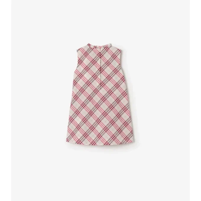 Kariertes Baumwollkleid