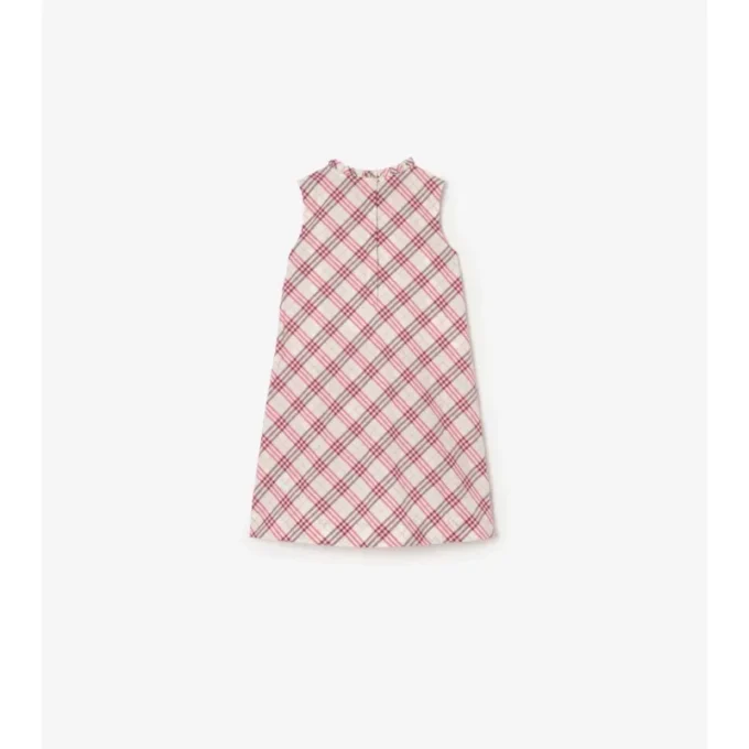 Kariertes Baumwollkleid