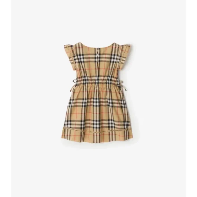 Kariertes Baumwollkleid