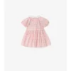 Kariertes Baumwollkleid mit Bloomers