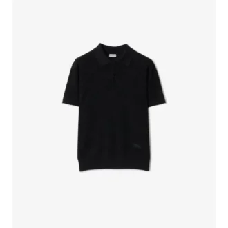 Kariertes Woll-Poloshirt