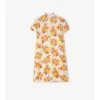 Kleid aus Baumwollmischung mit Blumenmuster