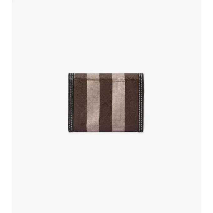Kleine Brieftasche mit Karomuster