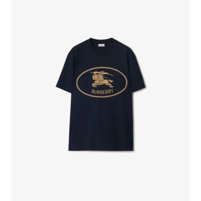 Knight-Stamp-Baumwoll-T-Shirt
