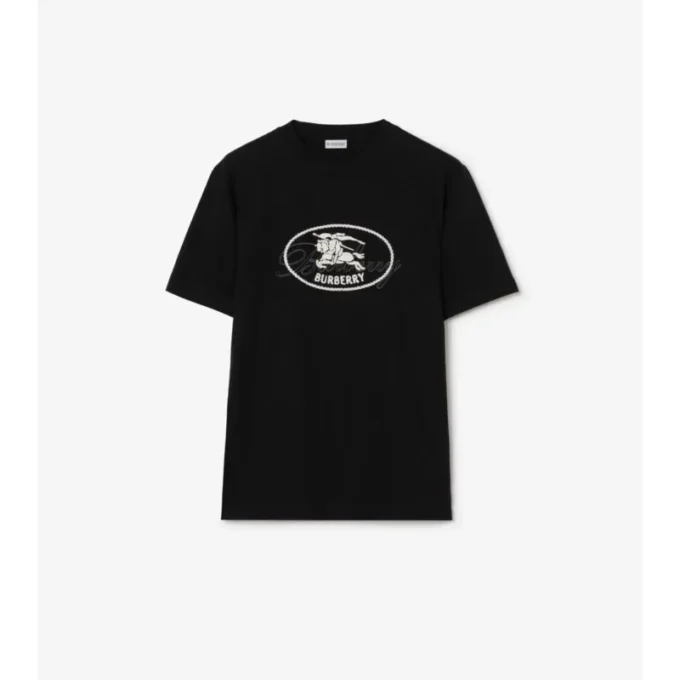 Knight-Stamp-Baumwoll-T-Shirt