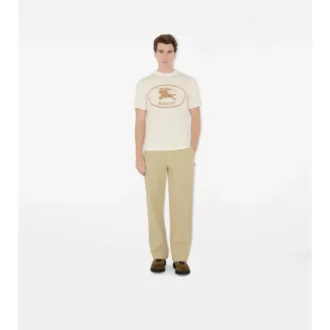 Knight-Stamp-Baumwoll-T-Shirt