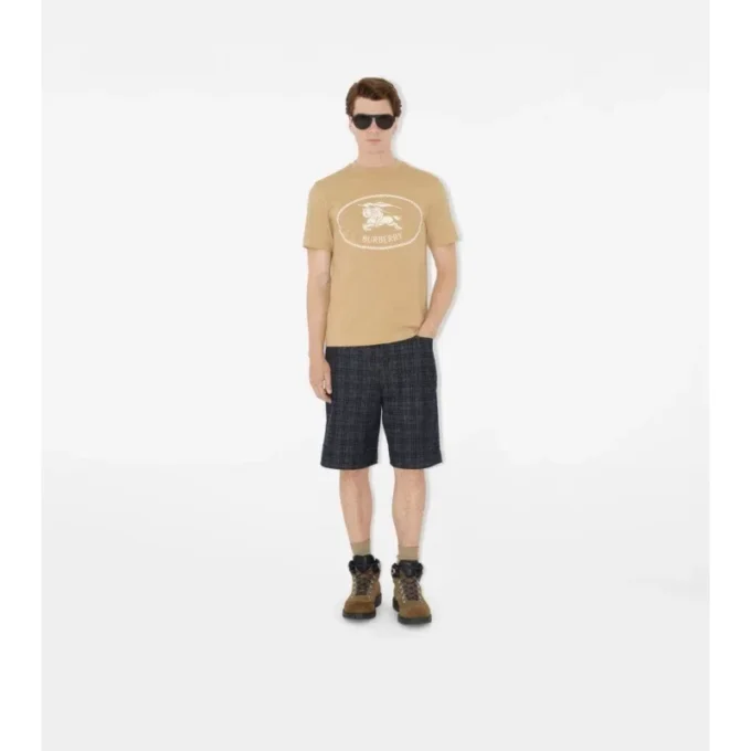Knight-Stamp-Baumwoll-T-Shirt