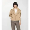 Kurze Gabardine-Mayfair-Trenchjacke