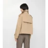 Kurze Gabardine-Mayfair-Trenchjacke