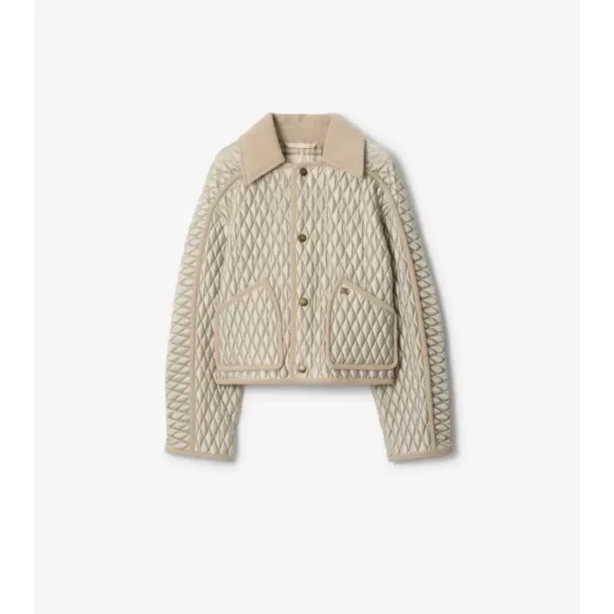 Kurze, gesteppte Floriston-Jacke aus Nylon