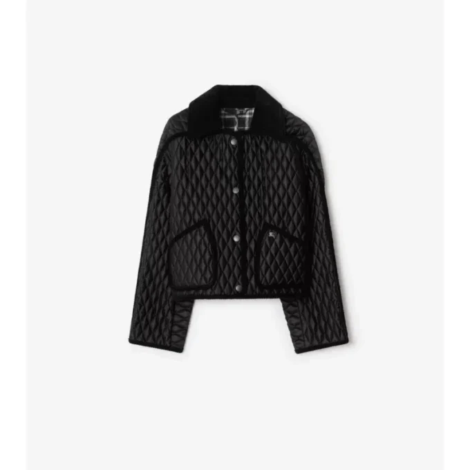 Kurze, gesteppte Floriston-Jacke aus Nylon