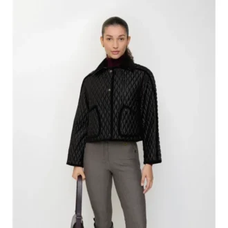 Kurze, gesteppte Floriston-Jacke aus Nylon