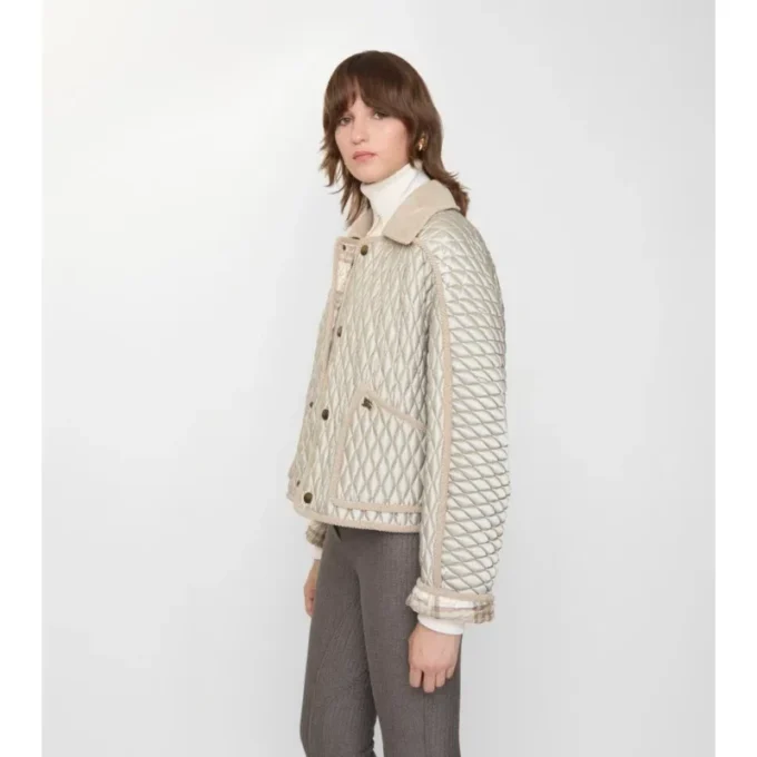 Kurze, gesteppte Floriston-Jacke aus Nylon