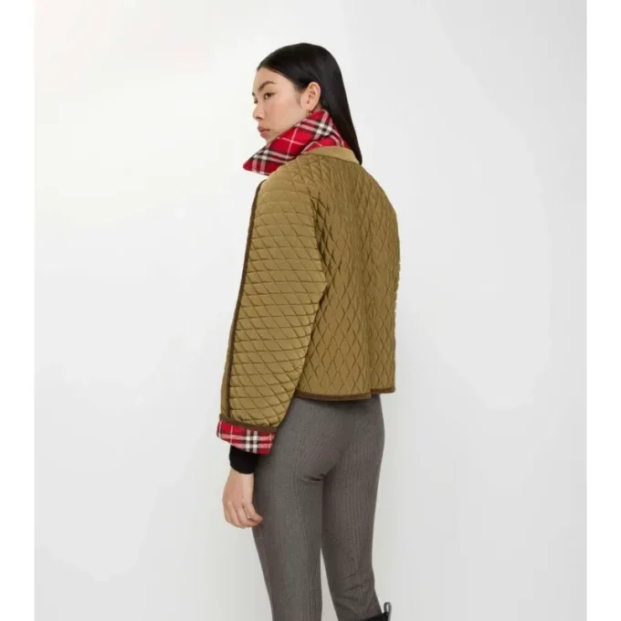 Kurze, gesteppte Floriston-Jacke aus Nylon