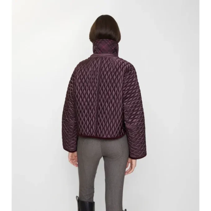 Kurze, gesteppte Floriston-Jacke aus Nylon