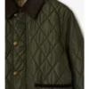 Kurze, gesteppte Nylonjacke