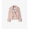 Kurze Mayfair-Trenchjacke aus Tropical Gabardine