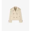 Kurze Mayfair-Trenchjacke aus Tropical Gabardine