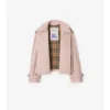 Kurze Mayfair-Trenchjacke aus Tropical Gabardine