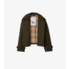 Kurze Mayfair-Trenchjacke aus Tropical Gabardine