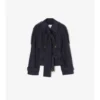 Kurzer Canvas-Trench Coat „Trerose“