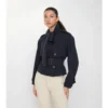 Kurzer Canvas-Trench Coat „Trerose“