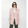 Kurzer Fitzrovia-Trench Coat aus Tropical Gabardine
