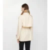 Kurzer Fitzrovia-Trench Coat aus Tropical Gabardine