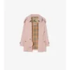 Kurzer Fitzrovia-Trench Coat aus Tropical Gabardine