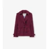Kurzer Foxfield-Trenchcoat aus Paisley-Spitze