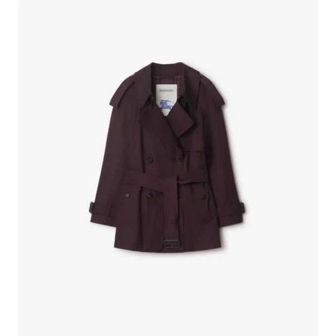 Kurzer Gabardine-Fitzrovia-Trench Coat