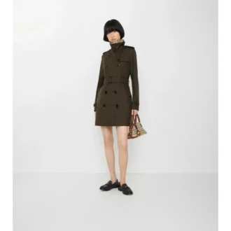 Kurzer Kensington-Trenchcoat aus Tropical Gabardine