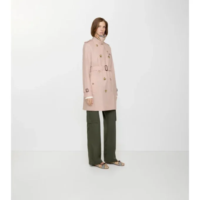Kurzer Kensington-Trenchcoat aus Tropical Gabardine