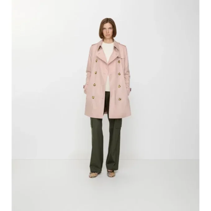 Kurzer Kensington-Trenchcoat aus Tropical Gabardine