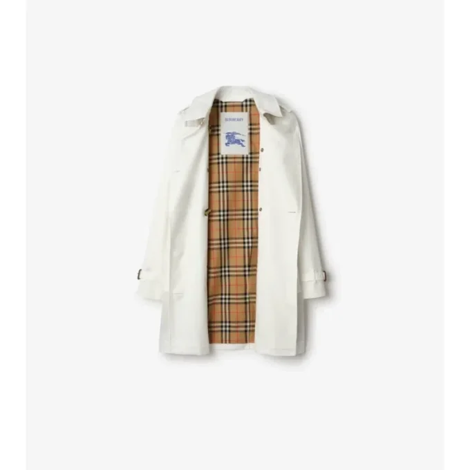 Kurzer Kensington-Trenchcoat aus Tropical Gabardine