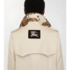 Kurzer Summerside-Trench Coat aus Gabardine 