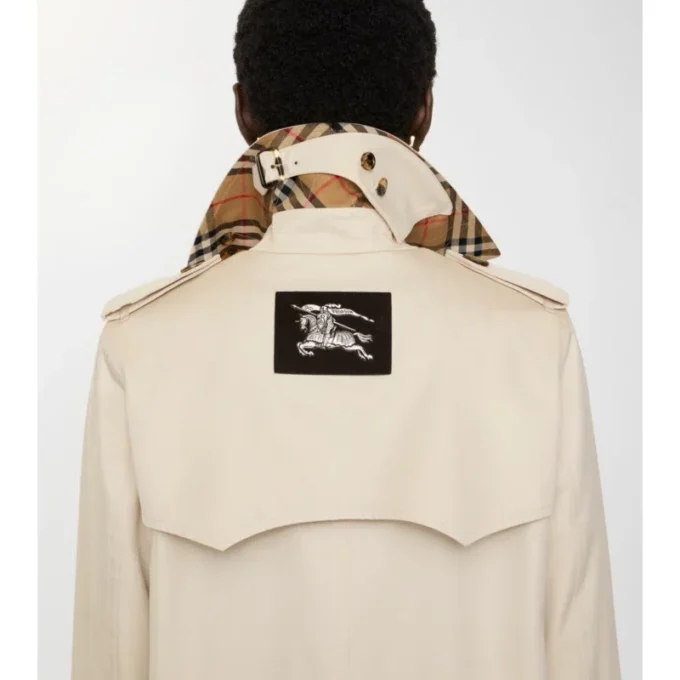 Kurzer Summerside-Trench Coat aus Gabardine 