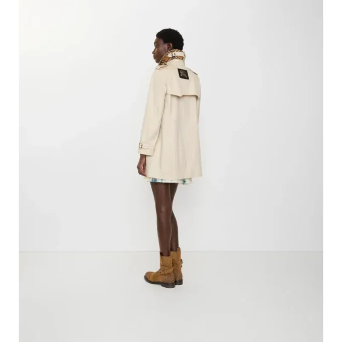 Kurzer Summerside-Trench Coat aus Gabardine 