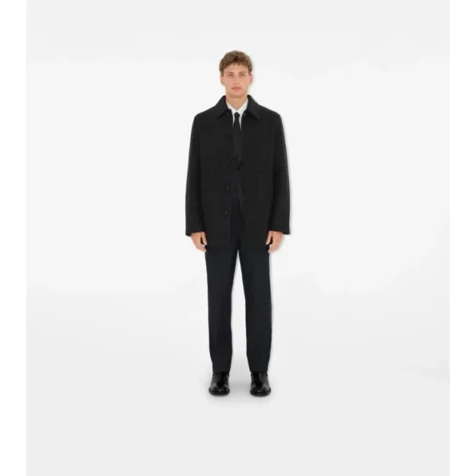 Kurzer Woll-Car Coat