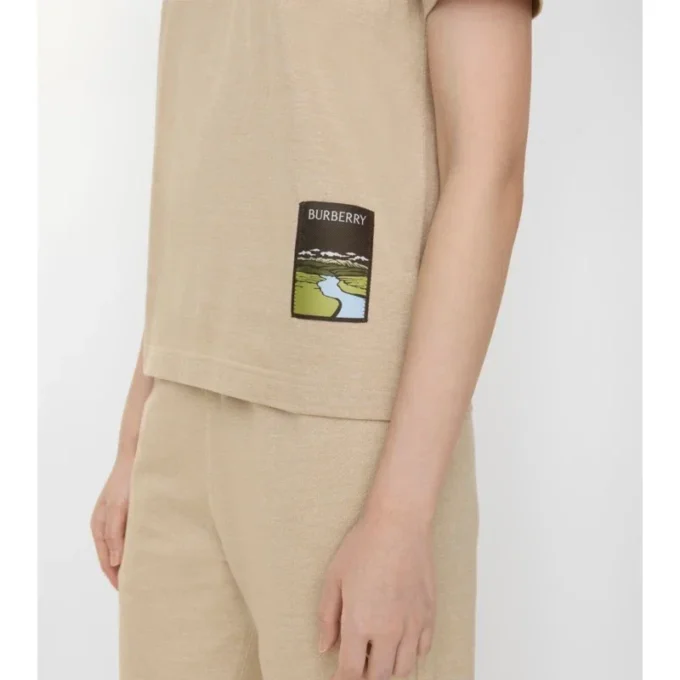 Landscape Label Baumwoll-T-Shirt