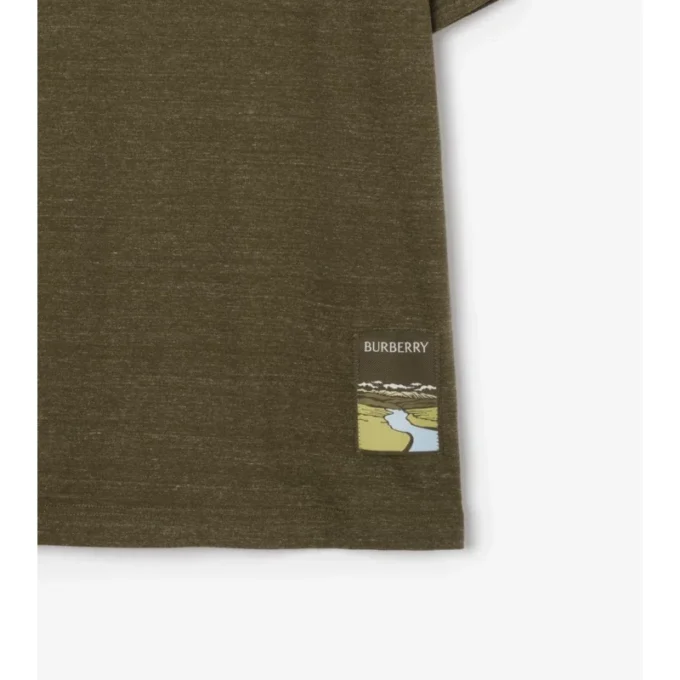 Landscape Label Baumwoll-T-Shirt