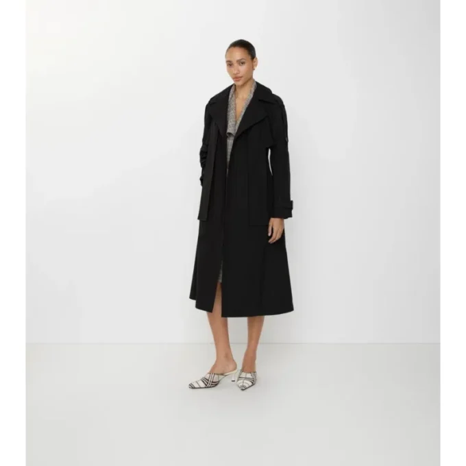 Langer Canvas-Trenchcoat „Trerose“