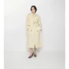 Langer Canvas-Trenchcoat „Trerose“