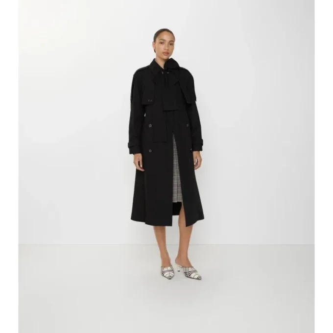 Langer Canvas-Trenchcoat „Trerose“