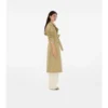 Langer Castleford-Trench Coat mit Karokragen