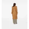 Langer Castleford-Trenchcoat aus Leder