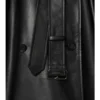 Langer Castleford-Trenchcoat aus Leder