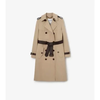 Langer Foxfield-Trench Coat aus Seiden-Baumwolle