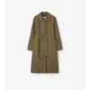 Langer Gabardine-Car Coat