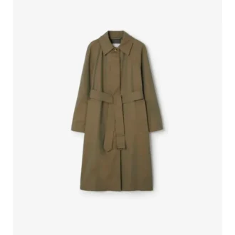 Langer Gabardine-Car Coat